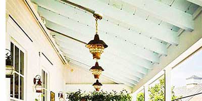 Copper Outdoor Porch Lighting