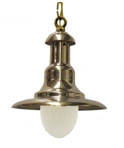 Shiplights Wharf Light in Unlacquered Brass (C-7)