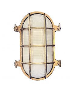 Medium Seabeck Cage Oval Bulkhead Sconce