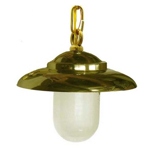 Solid Brass Modern Ceiling Pendant by Shiplights (NC-4)