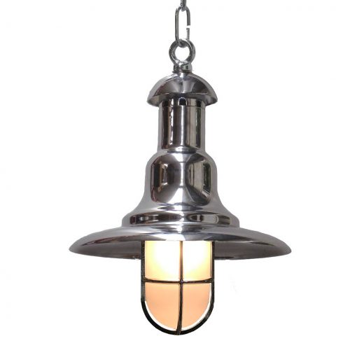 Nautical Wharf Light with Cage by Shiplights