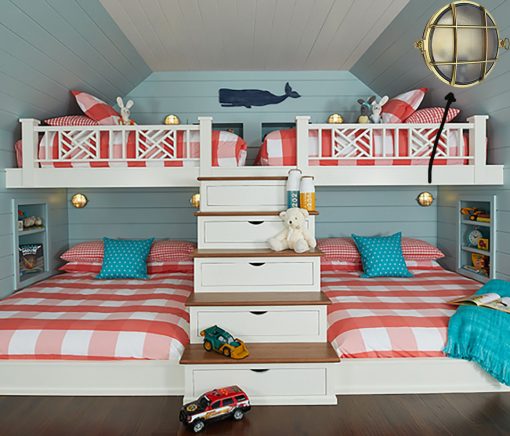 Nantucket Style Nautical Bunks