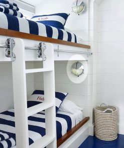 Nautical Bunk with Modern Bulkhead Lights