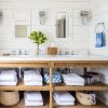 Nautical Bathroom with Bulkhead Sconce