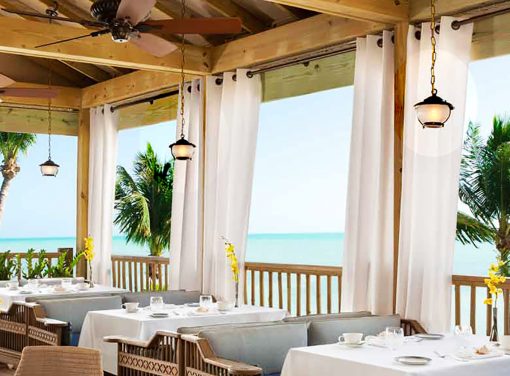 Outdoor Nautical Pendants at Little Palm Island in Florida Keys