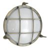 Brass Nautical Clamshell Light - Antique Brass by Shiplights (R-1)