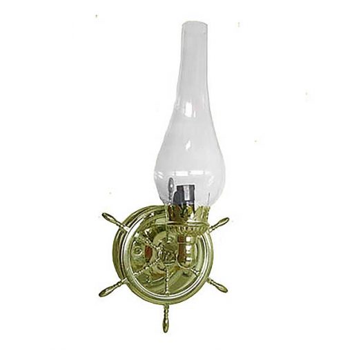 S-1-Nautical-Wheel-Sconce Ship Lamp