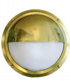 Shiplights Half Moon Nautical Bulkhead Visor Light by Shiplights