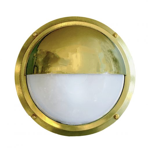 Shiplights Half Moon Nautical Bulkhead Visor Light by Shiplights