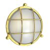 WF-4 Solid Brass Bulkhead Cage Light