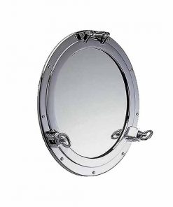 Chrome Plated Porthole Mirror