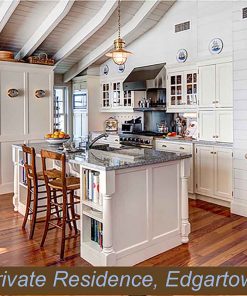 Marine Inspired Kitchen Lighting by Shiplights (Edgartown, MA)