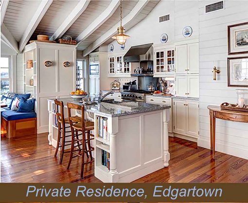 Marine Inspired Kitchen Lighting by Shiplights (Edgartown, MA)