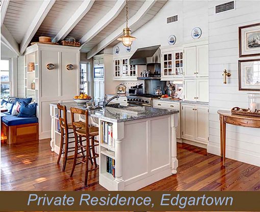 Marine Inspired Kitchen Lighting by Shiplights (Edgartown, MA)