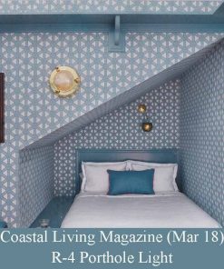 Porhole Brass Light by Amal Kapen in Coastal Living Magazine