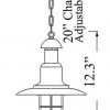 Classical Nautical Pendant Diagram by Shiplights
