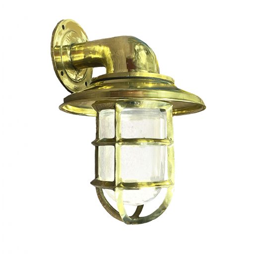 marine grade brass bulkhead light