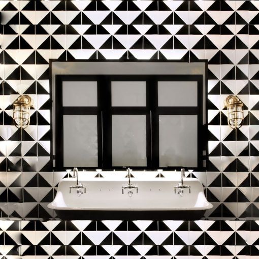 Bathroom Nautical Bulkhead Lighting Designed by Nate Berkus