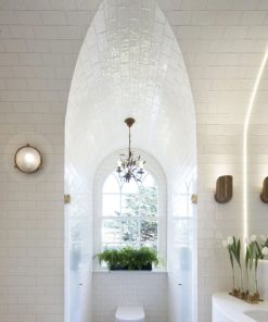 Solid Brass Modern Bathroom Sconces San Francisco Shophouse