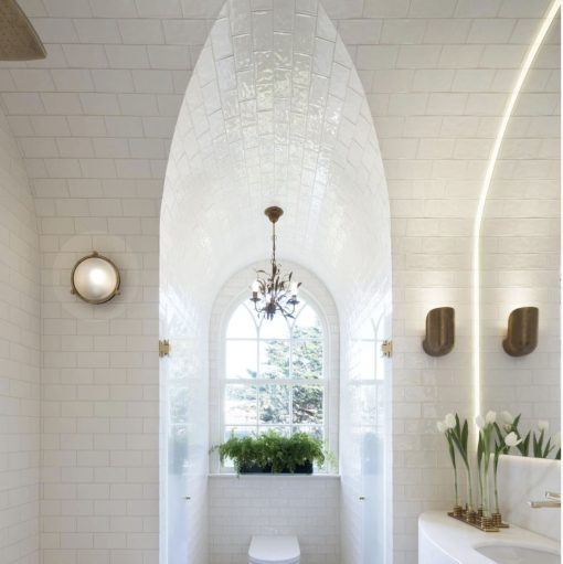 Solid Brass Modern Bathroom Sconces San Francisco Shophouse